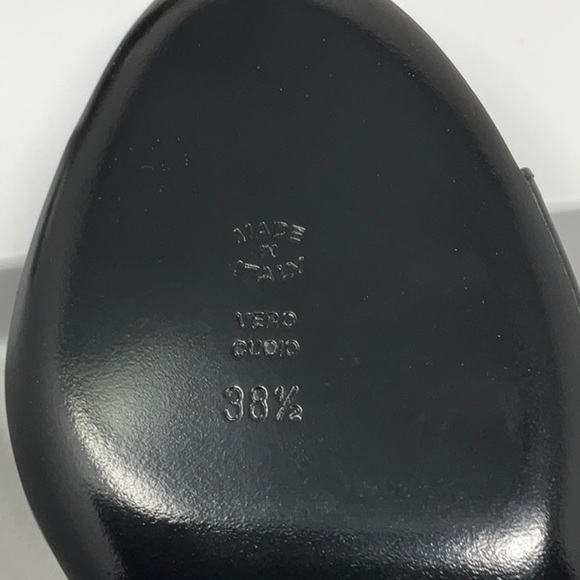 NIB Moschino Couture biker motif black ankle strap sandals, size 8.5 - Picture 8 of 9